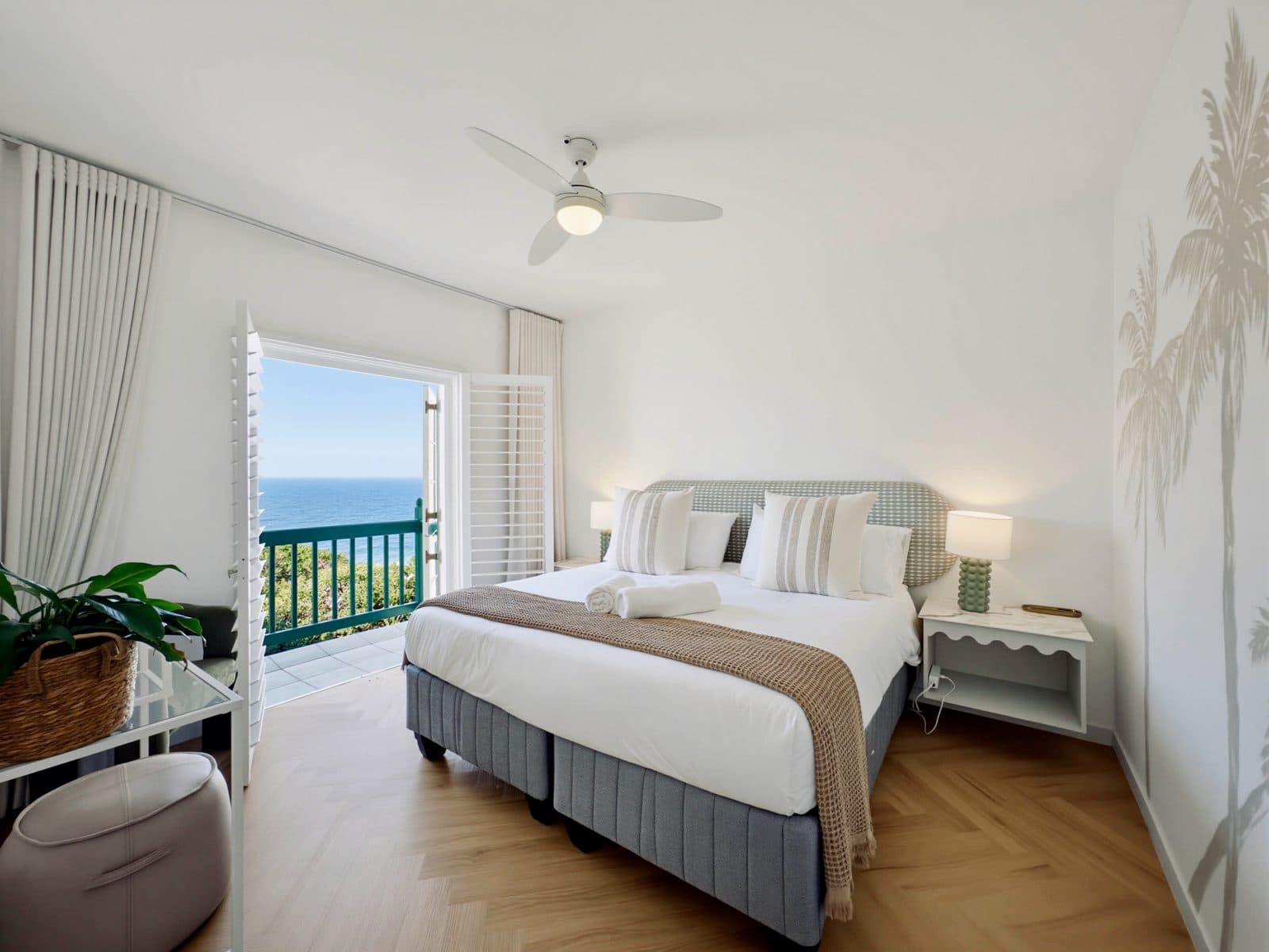 Main bedroom in daylight