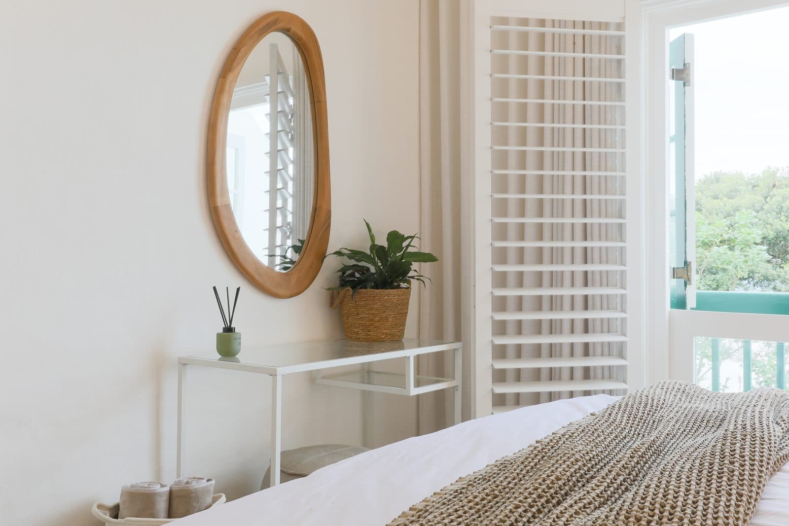 Bedroom vignette